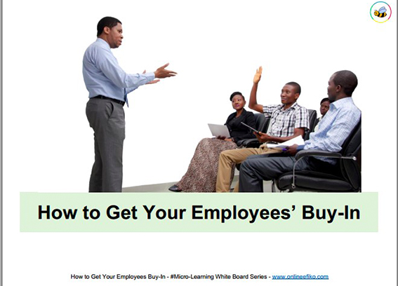 How to Get Your Employees' Buy-In